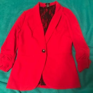 Red blazer